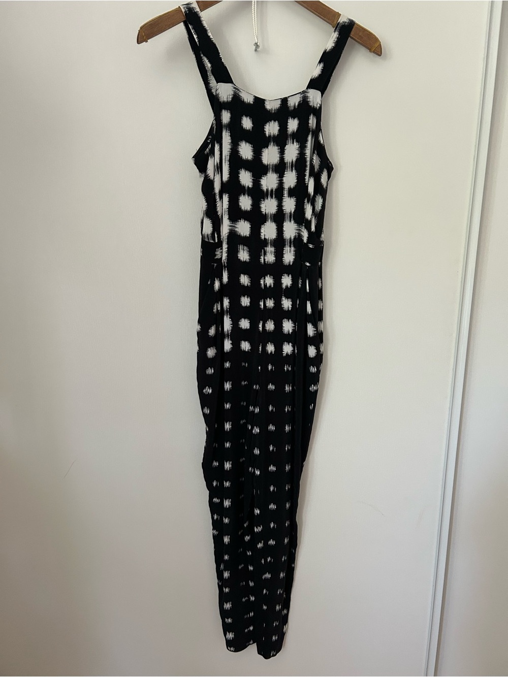 Whistles Black and White Patterned Jumpsuit
